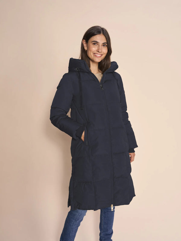 Mosmosh nova square down coat winter warm coat selling at RedVelvet clothing for women navy down coat