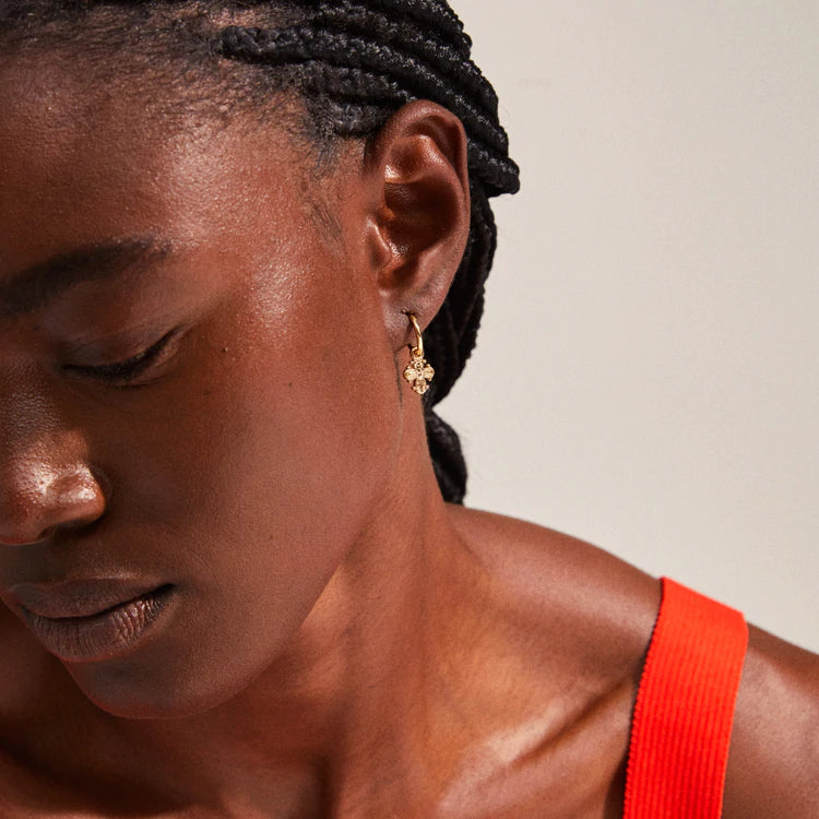 Dagmar Huggie Hoop Earrings