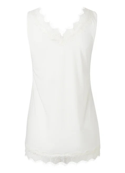 Tank Jersey Relax Fit Lace Trim