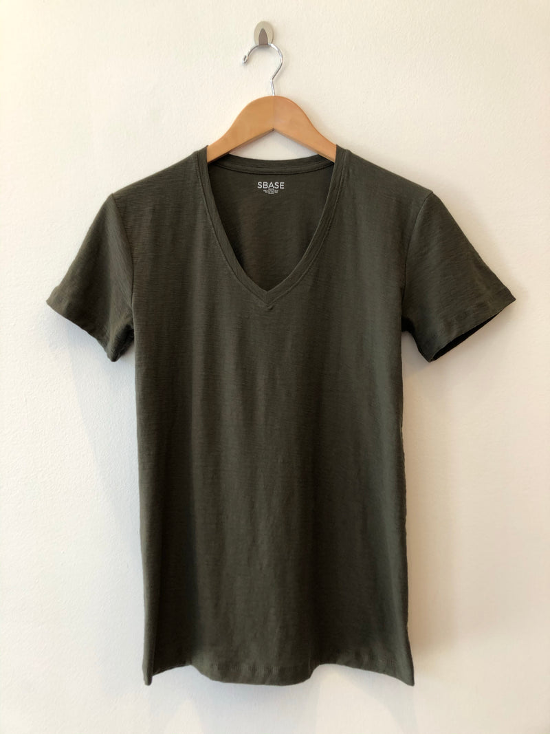 T-shirt V-Neck Short Sleeve